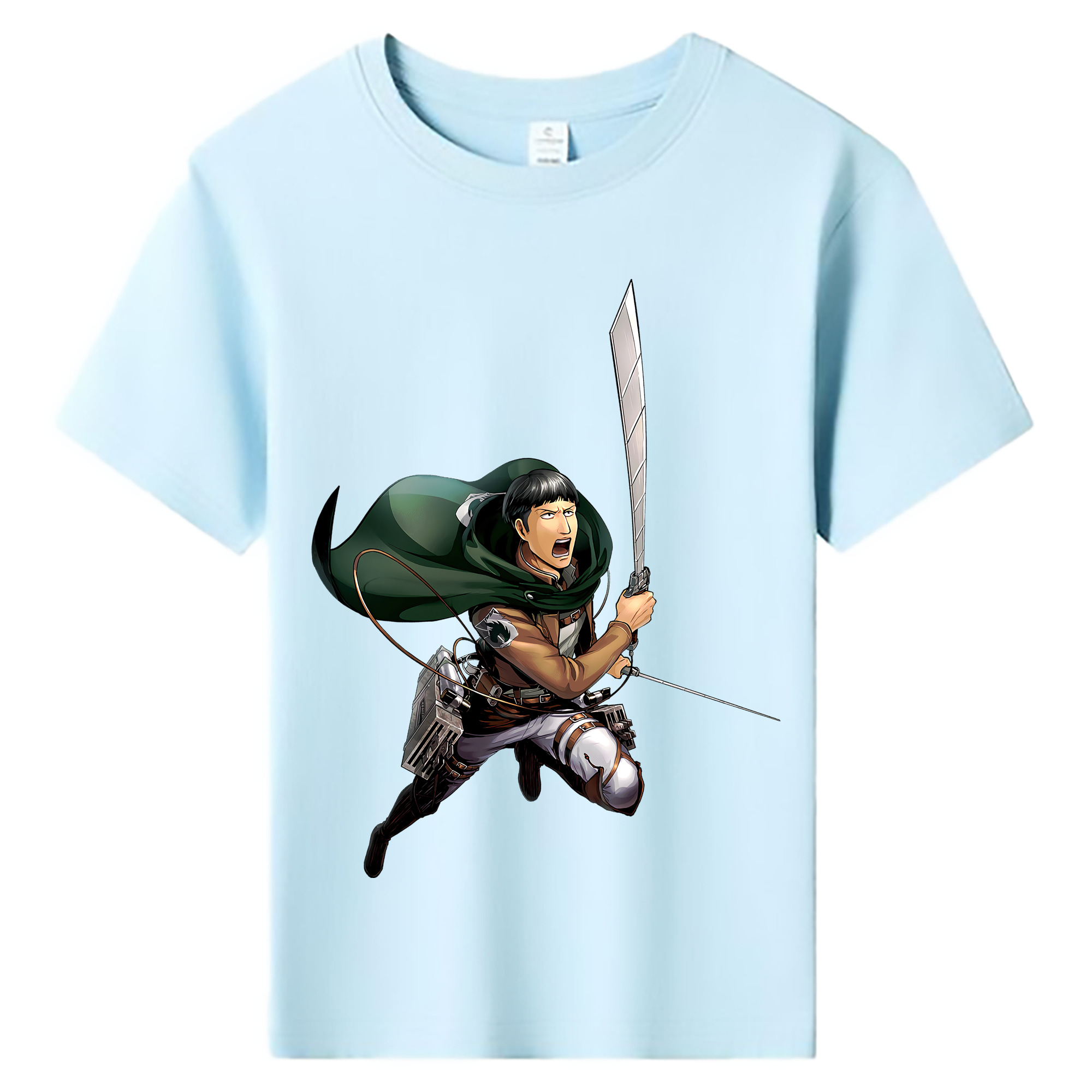 （画像用） 進撃の巨人 Attack on Titan 綿100％キッズTシャツ（フロントプリント）